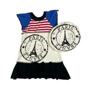 Lil Blue Boo Paris Dress And Hat 3-4